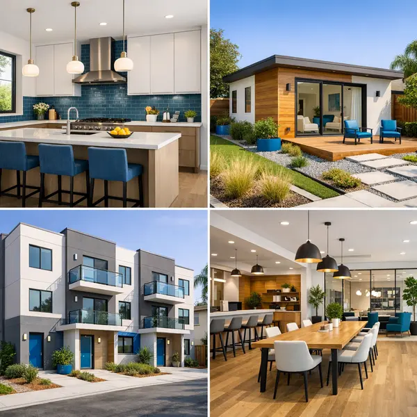 Portfolio grid of completed commercial and residential construction projects by Alvapareen Construction