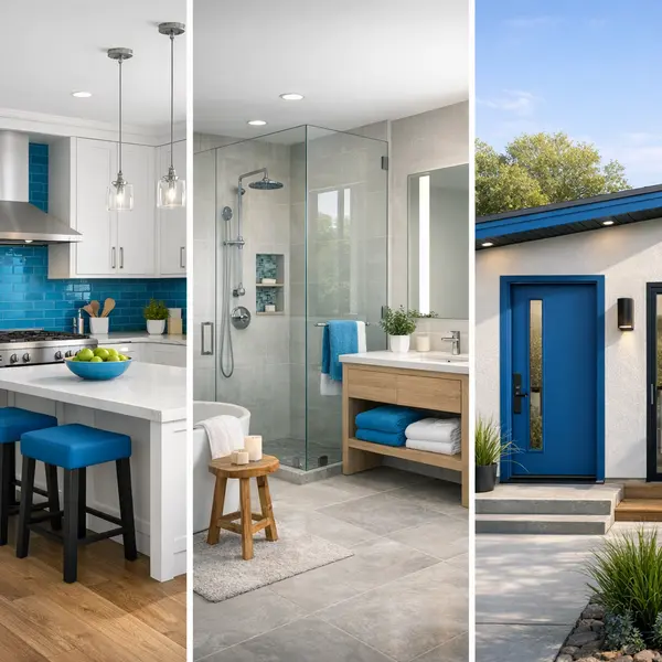 Modern kitchen, stylish bathroom, and updated ADU representing kitchen remodeling services in Los Angeles